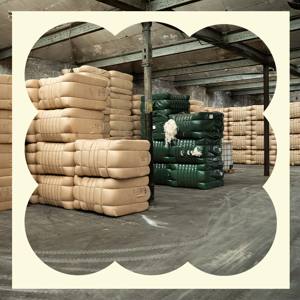 WOL. VEZELS TEXELAAR baal 280 kg | Kruidenwit