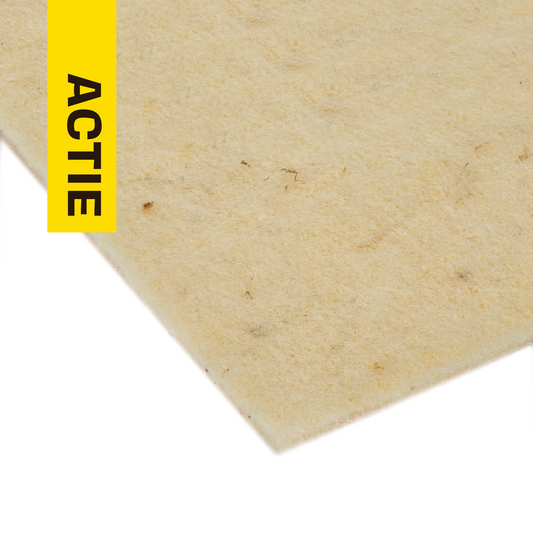 WOL. DESIGNVILT 600 gr/m2 (Productie met meer stro) | Kruidenwit