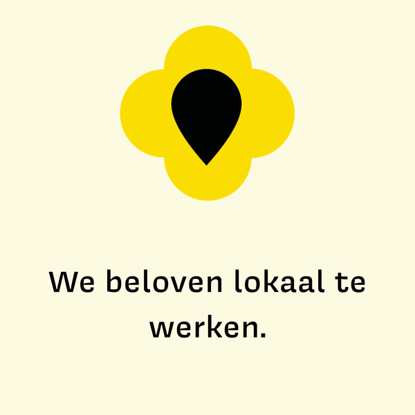 We werken lokaal